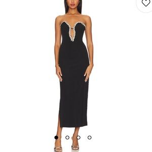 Eleni Diamante Midi Dress